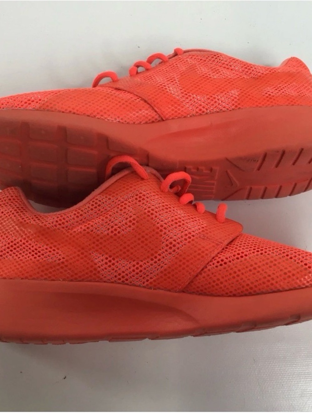 Nike Women's Neon Orange Mesh Running Shoes